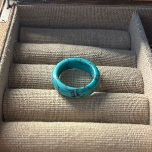 Faux turquoise ring